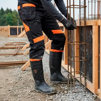 Pracovní obuv Procera Holínky BRISTOL S5 Velikost 43 (UK-9) černá