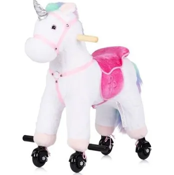 plyšák CHIPOLINO Plyšový Jednorožec na kolečkách