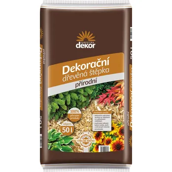 Substrát Štěpka dekorační dřevěná Forestina - 50 l přírodní