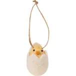 Vajíčko ve skořápce plstěné na zavěšení Ib Laursen 6 cm