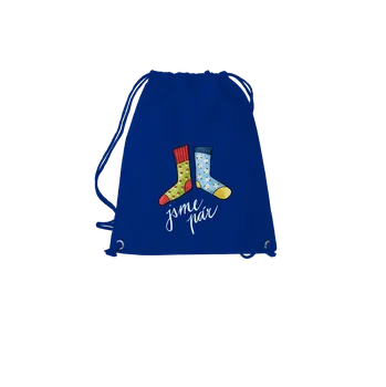 Sportovní vak Bastard Jsme ponožkový pár vak Royal Blue Mal