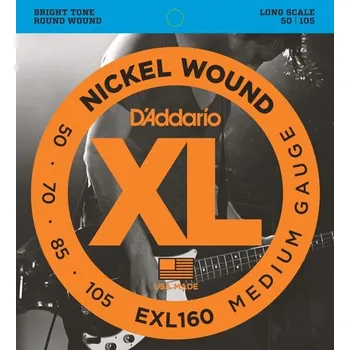 Strunný nástroj D'Addario EXL160 + prodloužená záruka 3 roky