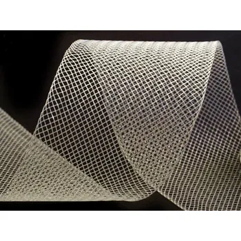 Modistická krinolína na vyztužení šatů a výrobu fascinátorů šíře 5 cm, střední, 3 (CC15) krémová nejsvět.