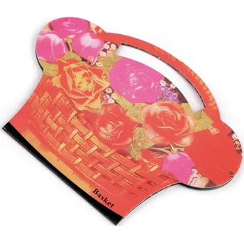 Jehly košíček mapky Basket, střední, nikl