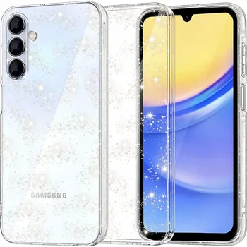 Náhradní díl pro mobilní telefon Techsuit - Kryt SparkleSkin Series - Samsung Galaxy A15 4G - čirý