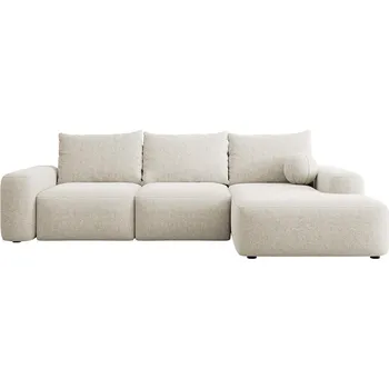 Sedací souprava Selsey Carlito (P) (krémová + černá)