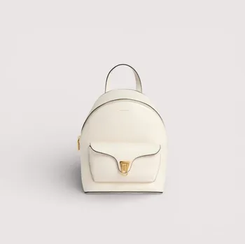 Kabelka COCCINELLE BEAT GENERATIO SMALL KOŽENÝ BATOH PEARL SS26