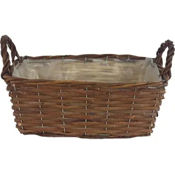 Obal na květináč Obal s plastem hnědý P2037/V