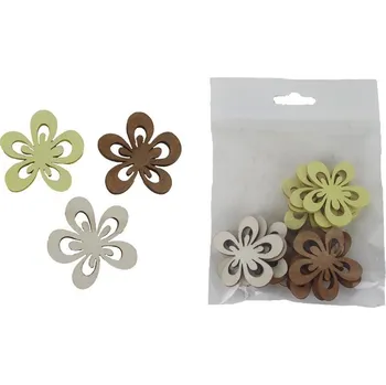 Velikonoční dekorace Dekorační kytky, 12 ks D7844