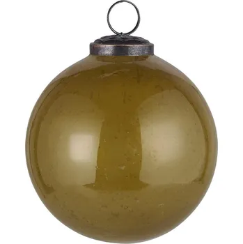 Vánoční ozdoba Skleněná vánoční ozdoba Ib Laursen P.9,5 cm autumn green