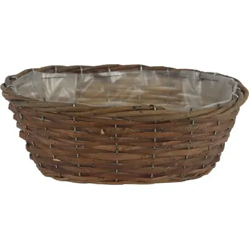 Obal na květináč Obal s plastem hnědý P2042/V