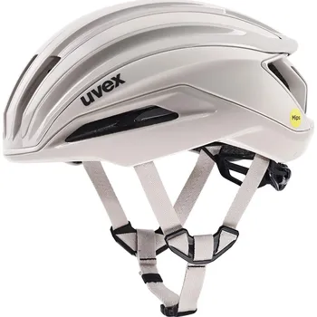 Cyklistická přilba UVEX Surge Aero MIPS Warm Grey Matt – závodní silniční helma Velikost: 56-59
