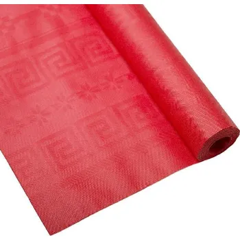Jednorázový ubrus Ubrus papírový v roli Červený 1,18x6m