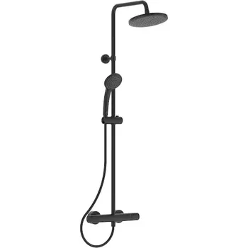 Sprchový set Ideal Standard CeraTherm - Sprchový set T25 s termostatem, 20 cm, 1 proud, černá A7545XG