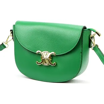 Kabelka Kožená kabelka Luka 20-065 DOLLARO - zelená