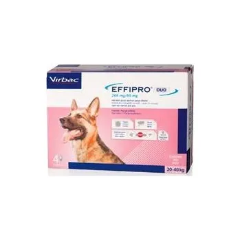 Antiparazitikum pro psa Effipro DUO Dog L (20-40kg)- 1 balení (4x2,68ml) 1 balení