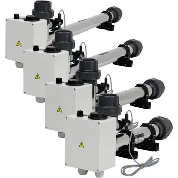 Ohřev bazénu VÁGNER POOL Topení EOVk-15, 15 kW 400 V, nerez, s el průtokovou klapkou vp-5801715