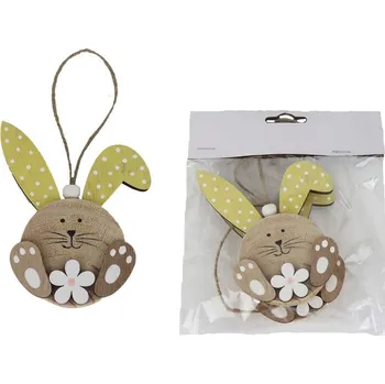 Velikonoční dekorace Velikonoční zajíček k zavěšení, 2 ks D7649-02