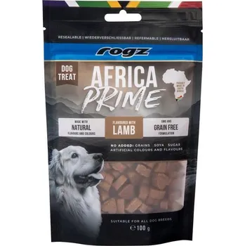 Pamlsek pro psa Rogz Dog Treat Africa Prime Lamb 100 g SET 2+1 ZDARMA