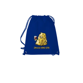 Sportovní vak Bastard Zraju jako sýr vak Royal Blue Mal