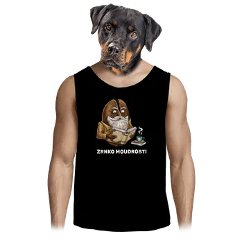 Pánské tílko Bastard Zrnko moudrosti pánské tílko Black