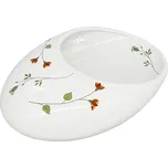 by inspire Velikonoční keramická mísa na vajíčka Bean M Botanic, bílá