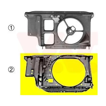 Nárazník Přední obložení VAN WEZEL 4028668