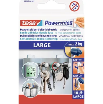 Izolační páska tesa POWERSTRIPS® Large tesa® Powerstrips® Large bílá Množství: 10 ks