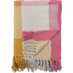 Bloomingville Pléd z recyklované bavlny HADLEY 160x130 cm