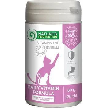 Nature's Protection Daily Vitamin pro kočky 60 g, 120 tbl.