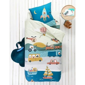 Povlečení Blancheporte Dětské povlečení Auta s potiskem, bavlna Velikost: povlak na polštář 65x65 cm