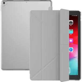 Pouzdro na tablet VSECHNONAMOBIL 64868 LEATHER Zaklápací obal Apple iPad Pro 12.9 (2015 / 2017) šedý