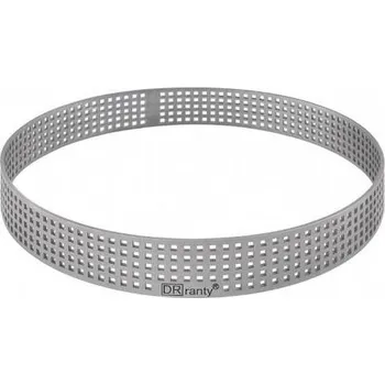 Forma na pečení Perforovaná forma na tartaletky Ř140mm výška 20mm - DR ranty