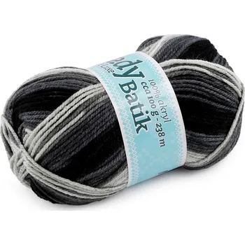 Pletací příze Lady Batik de Luxe 100 g