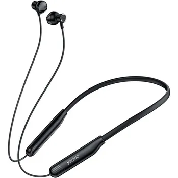 Sluchátka Yesido - Bezdrátová sluchátka (YSP20) - magnetická, s nákrčníkem, s Bluetooth V5.3, 400mAh, Type-C - černá
