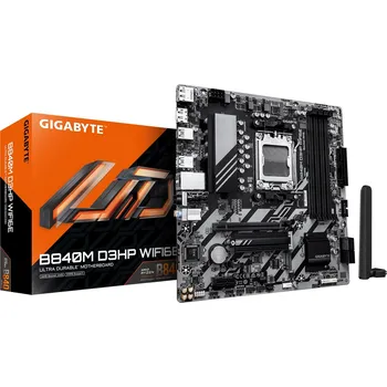 Základní deska GIGABYTE B840M D3HP WIFI6E/AM5/mATX B840M D3HP WF6E
