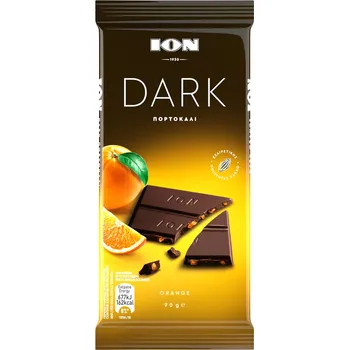 Čokoláda ION DARK hořká čokoláda s pomerančem 90g