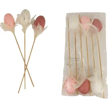 Velikonoční dekorace Zápich vajíčko, 6 ks X3842