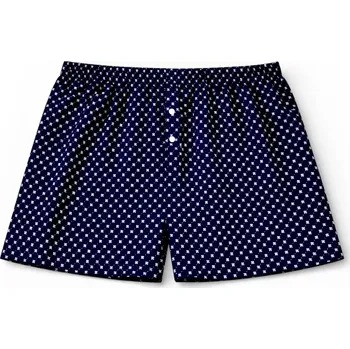 Trenýrky Pohodlné pánské trenky nadměrné velikosti různé vzory Tmavě modrý 6XL