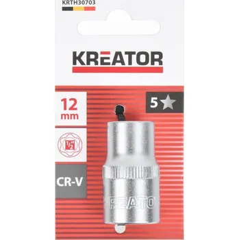 Gola hlavice Nástrčná hlavice (ořech) 12mm 1/2" KREATOR KRTH30703