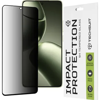 Techsuit -Tvrzené sklo 111D Privacy FullÂ Glue - Xiaomi 14T Pro - černá