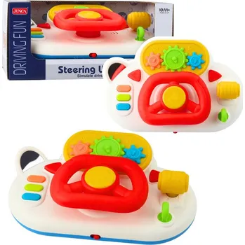 Hračka pro nejmenší Simulátor Řízení Pro Batolata Interaktivní Volant Světla Zvuky
