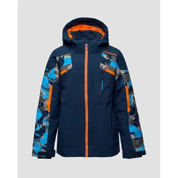 Chlapecká Lyžařská Bunda Spyder Leader 38sg075406-camouflage-aether-blue