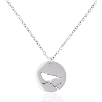 Řetízek Řetízek s výřezem ptáčka ocelový