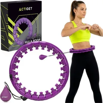 Hula Hoop se závažím ACTIGET ACT0137 fialová