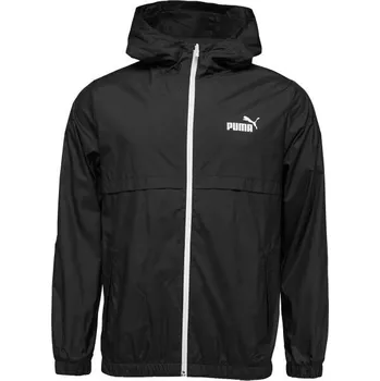 Pánská větrovka Pánská bunda Puma ESSENTIALS SOLID WINDBREAKER JACKET L Černá, Bílá