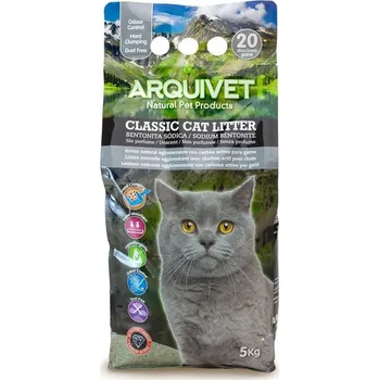 ARQUIVET Bentonitové stelivo s aktivním uhlím 5 kg