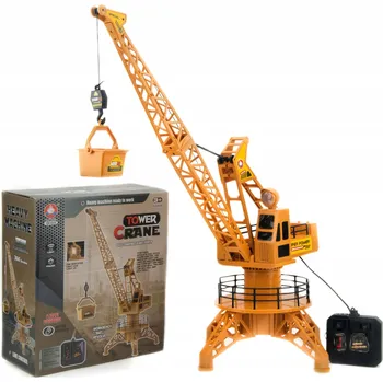 autíčko OBROVSKÝ ELEKTRICKÝ JEŘÁB NA DÁLKOVÉ OVLÁDÁNÍ S POHYBLIVÝM HÁKEM HRAČKA