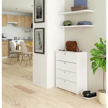 Botník Botník s výklopnými dvířky SIRIEL - bílý