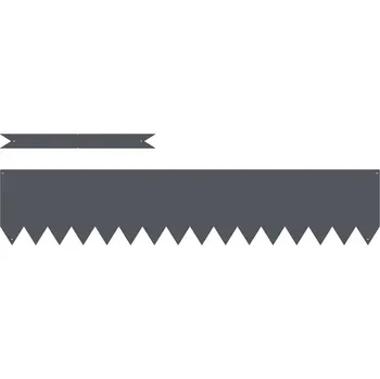 Plot Obrubníky trávníku 10 ks Antracitové 100x0,5x20 cm